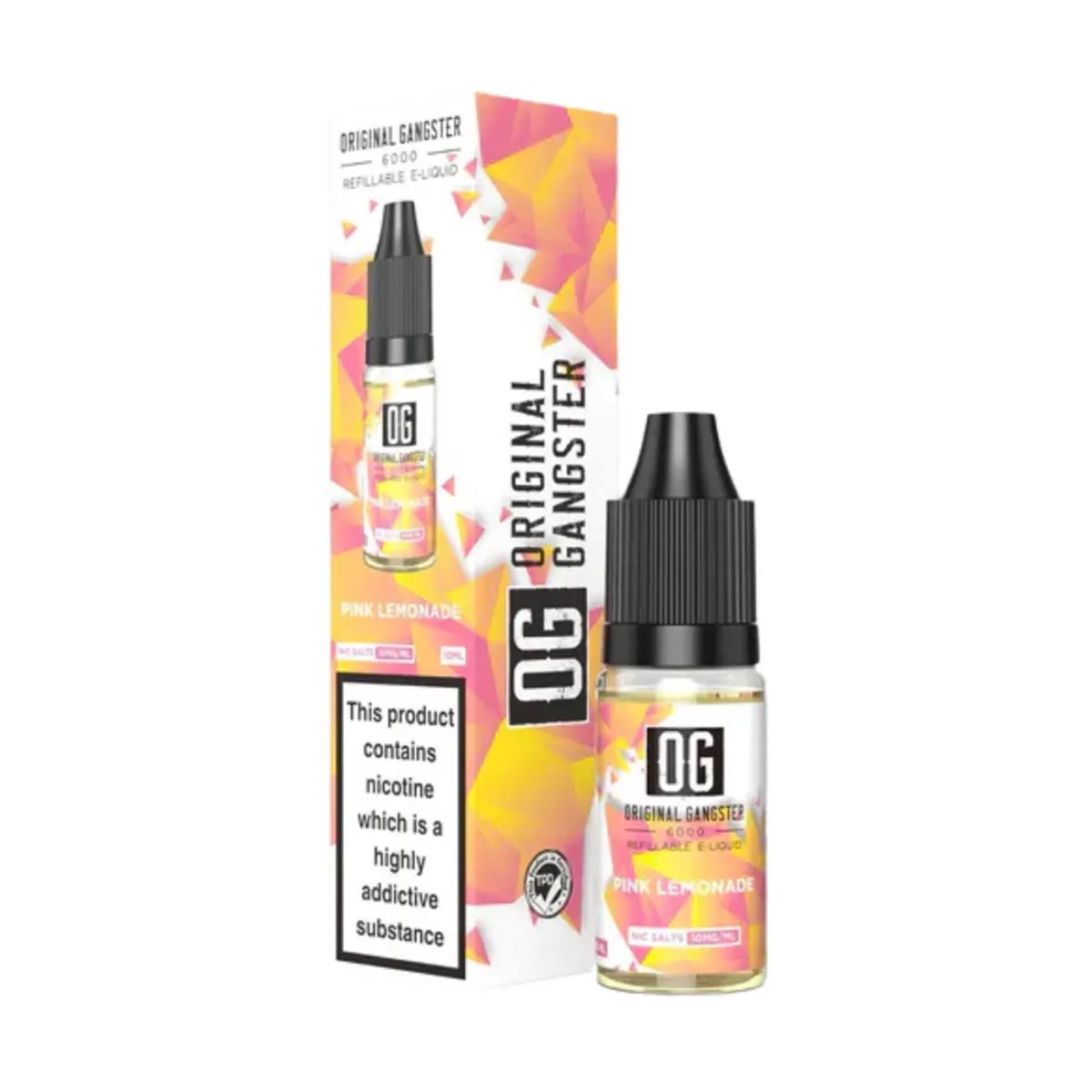 Pink Lemonade OG Original Gangster 6000 10ml Nic Salt E-liquid