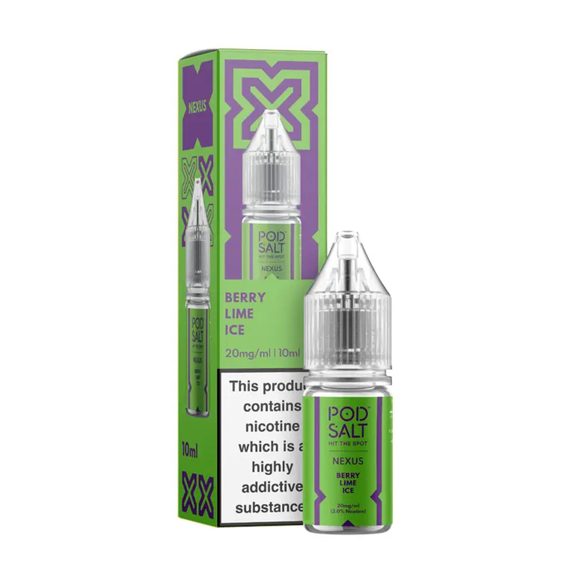 Berry Lime Ice Nic Salt by Pod Salt Nexus