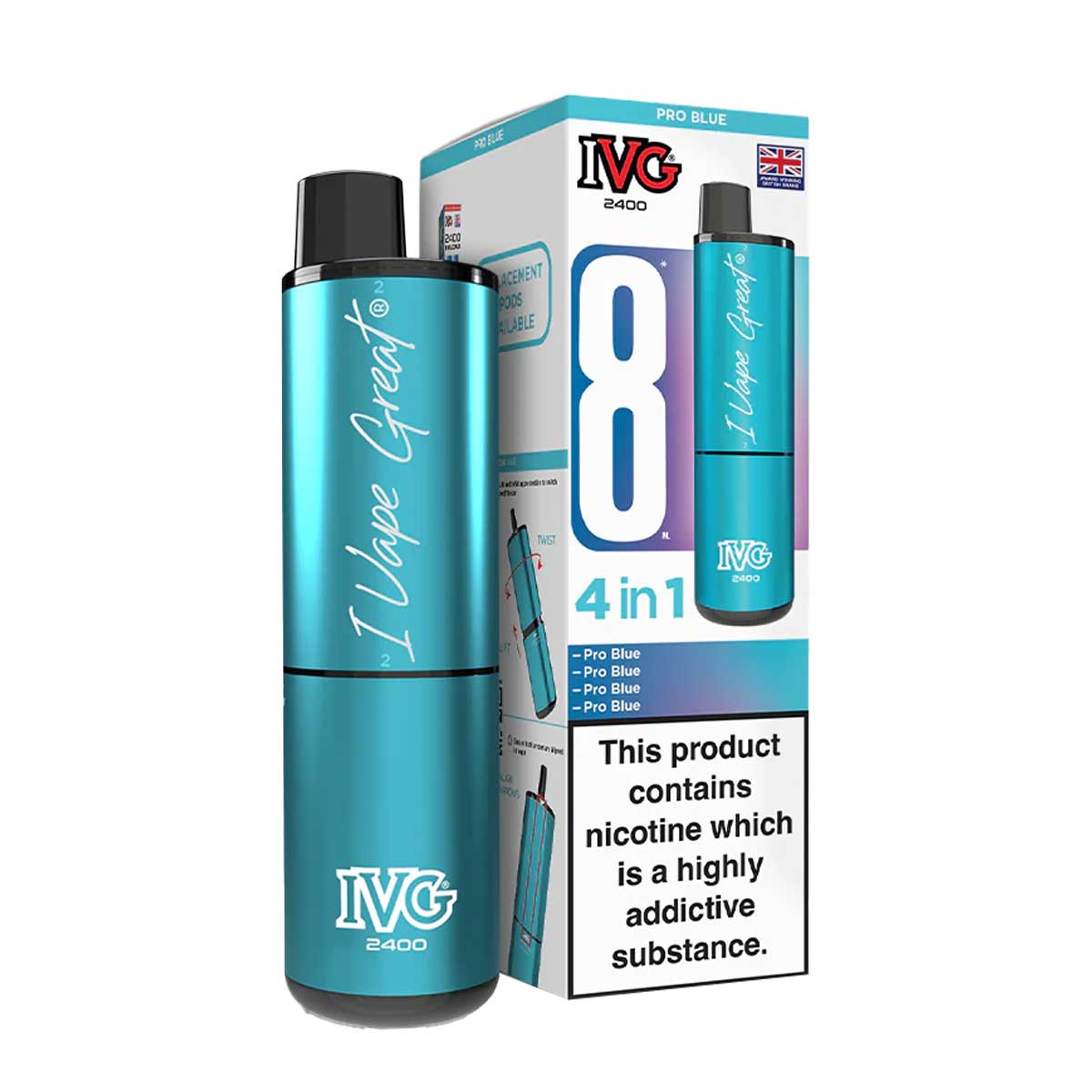 IVG 2400 Rechargeable Vape Kit