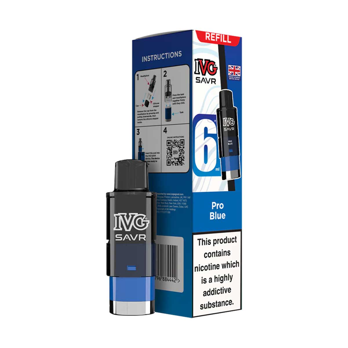 IVG SAVR Prefilled Pods + Refills | 2ml Pod + 4ml Refill | 30 Flavours | Grey Haze UK IVG SAVR Prefilled Pods + Refills | 2ml Pod + 4ml Refill | 30 Flavours | Grey Haze UK