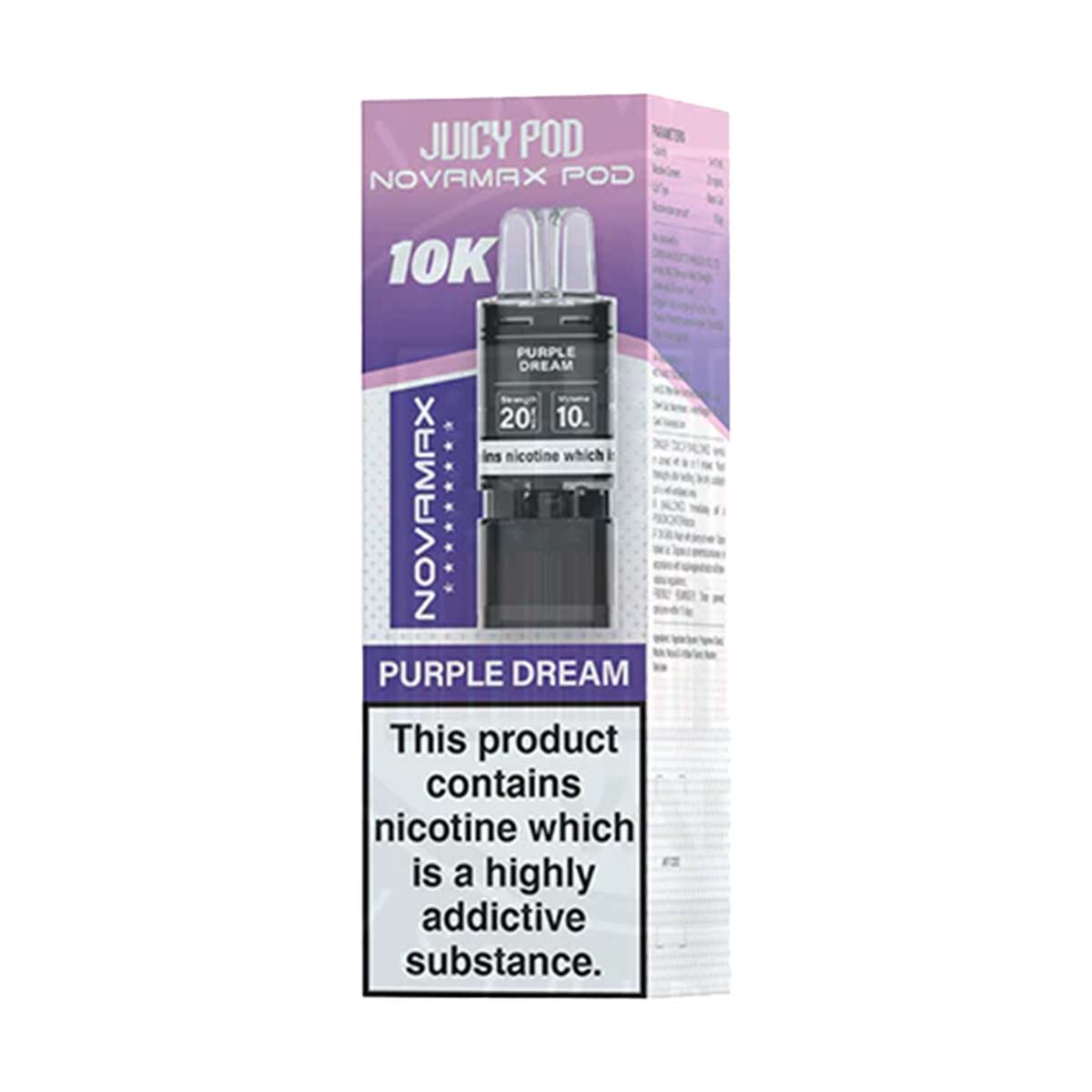 Juicy Pod NOVAMAX 10K Prefilled Pods