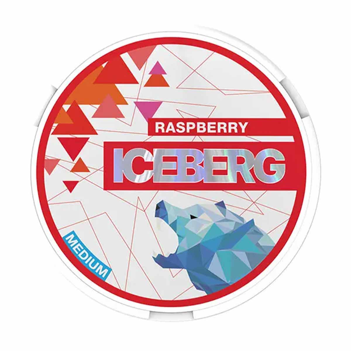Raspberry Nicotine Pouches by Iceberg