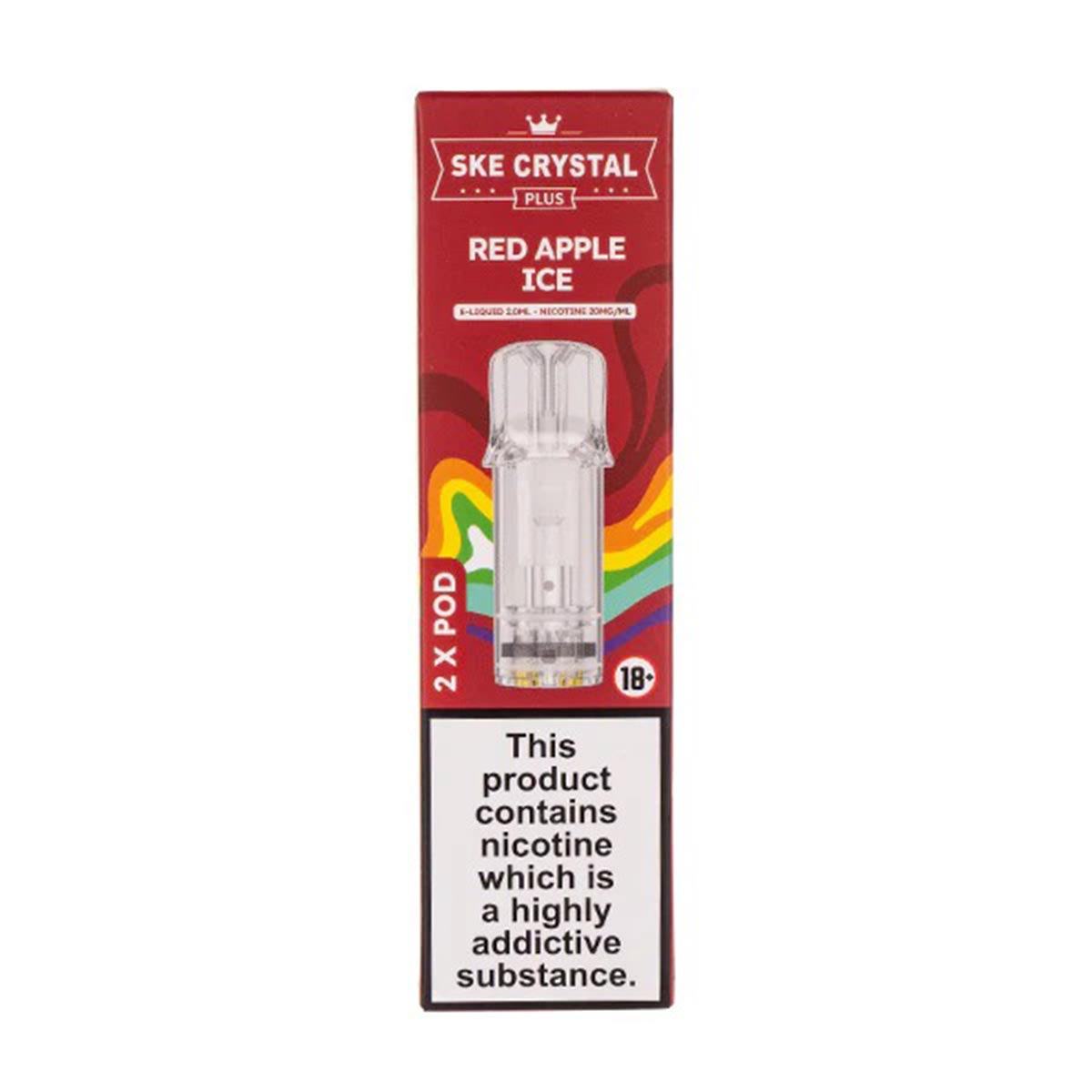 Red Apple Ice SKE Crystal Plus Prefilled Pods