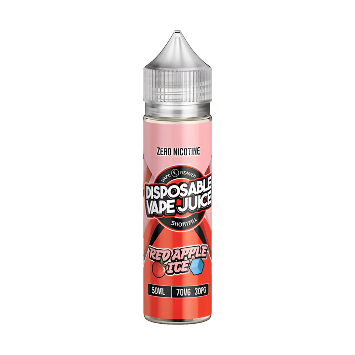 Red Apple Ice Vape Heaven Disposable Vape Juice Shortfill 50ml