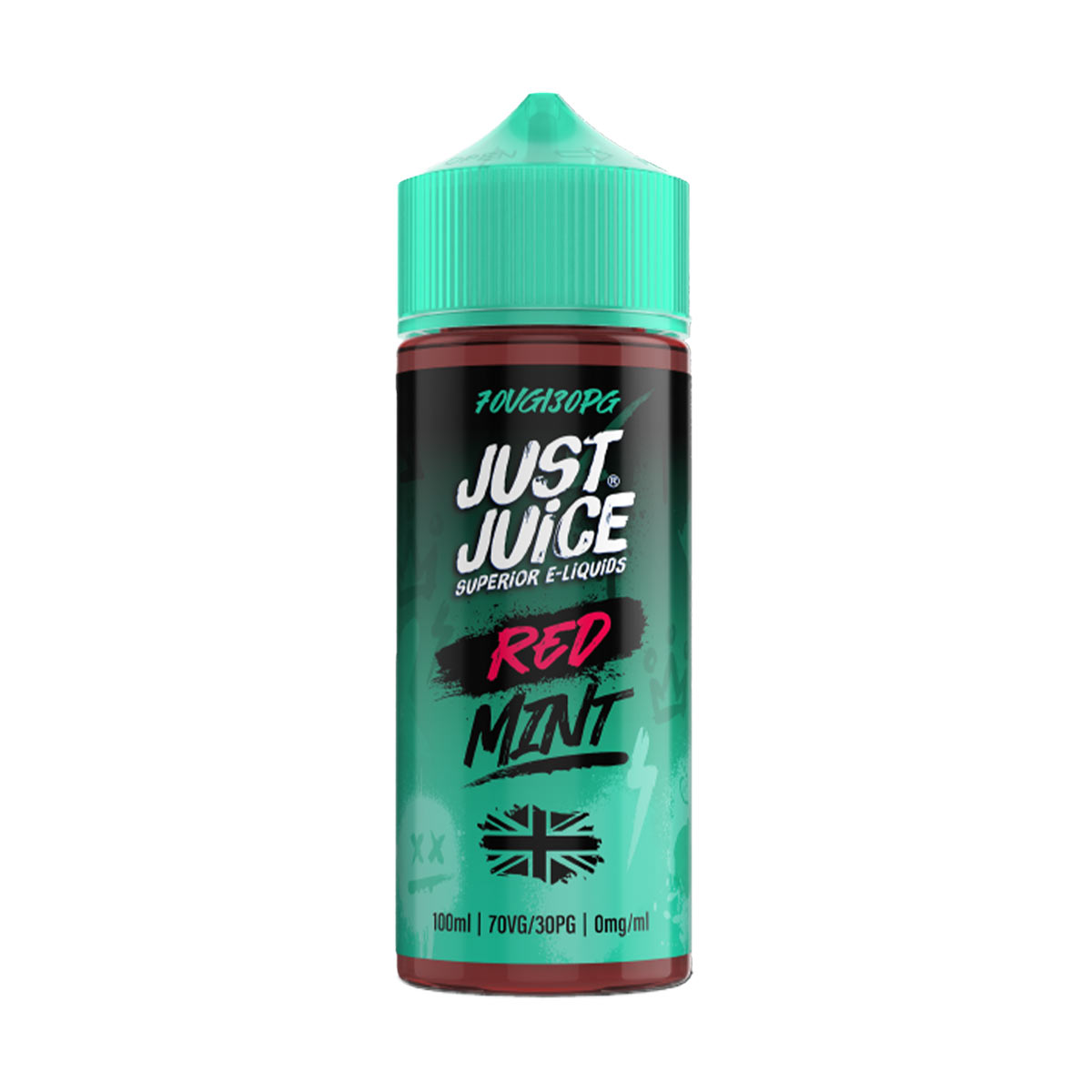 Red Mint Just Juice Mint Range Shortfill