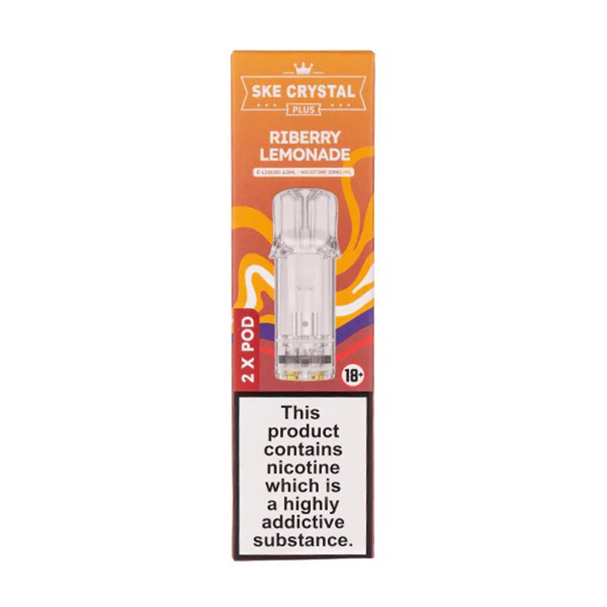 Riberry Lemonade SKE Crystal Plus Prefilled Pods