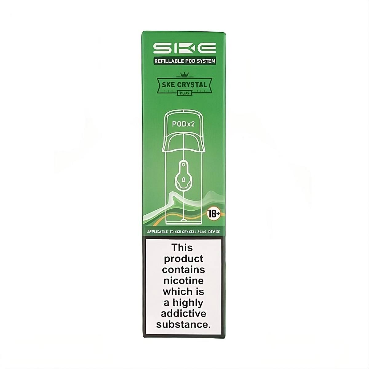 SKE Crystal Plus Refillable Pods 2Pcs Pack | Grey Haze UK SKE Crystal Plus Refillable Pods 2Pcs Pack | Grey Haze UK
