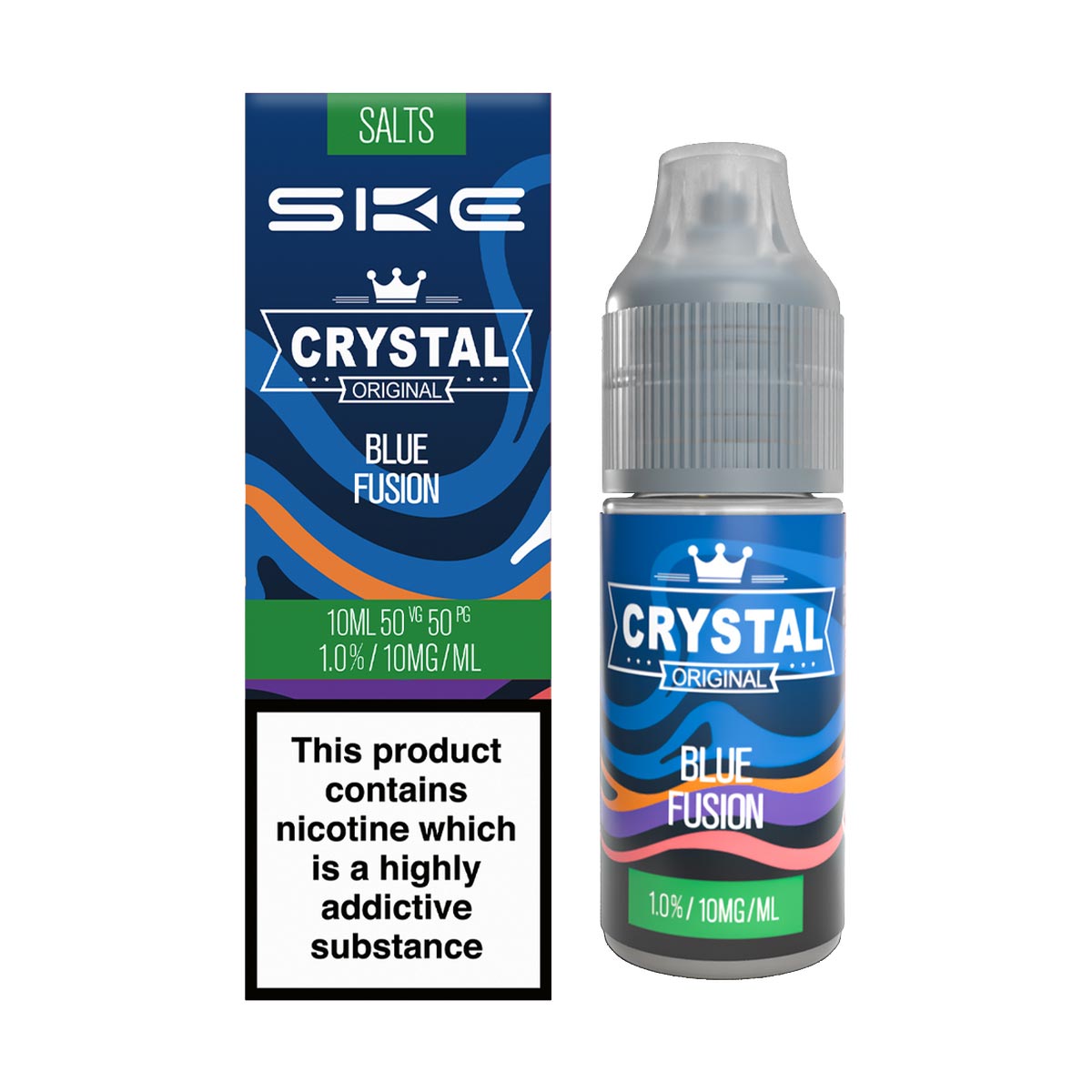 Blue Fusion Nic Salt E-Liquid by SKE Crystal Bar | Grey Haze UK Blue Fusion Nic Salt E-Liquid by SKE Crystal Bar | Grey Haze UK