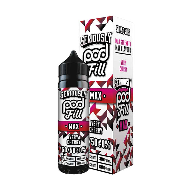 Very Cherry 50/50 Seriously Pod Fill Max shortfill e liquid