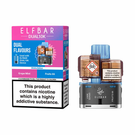 Elf Bar Dual 10k Prefilled Pod Refill Pack