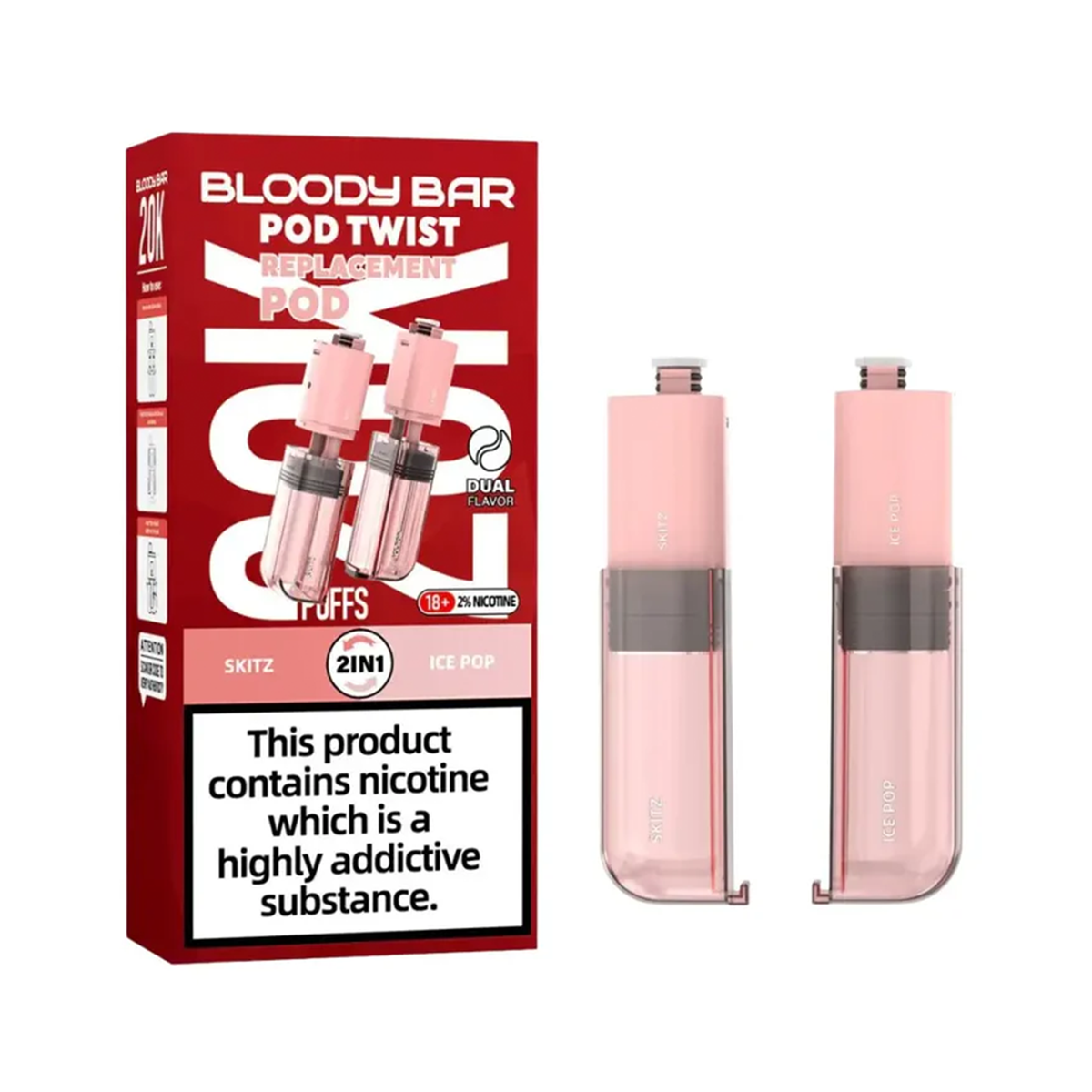 Bloody Bar Pod Twist Prefilled Pods + Refill Container