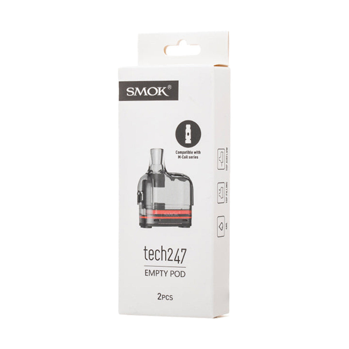 Smok TECH247 Empty Replacement Pods (Pack of 2)