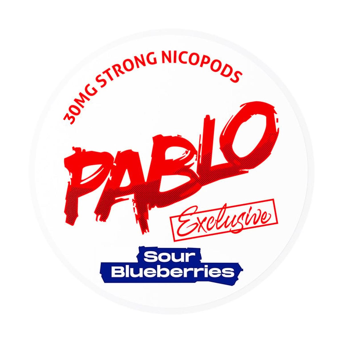 Sour Blueberries Pablo Nicotine Snus Pouches