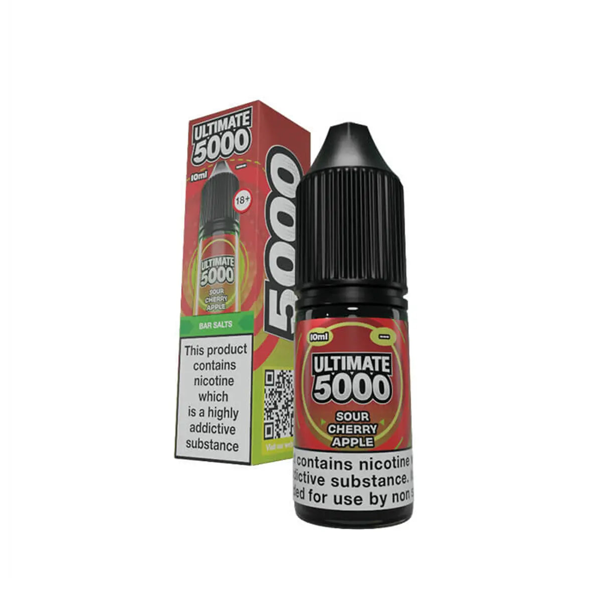 Sour Cherry Apple Ultimate 5000 Bar Salts Nic Salt E-Liquid