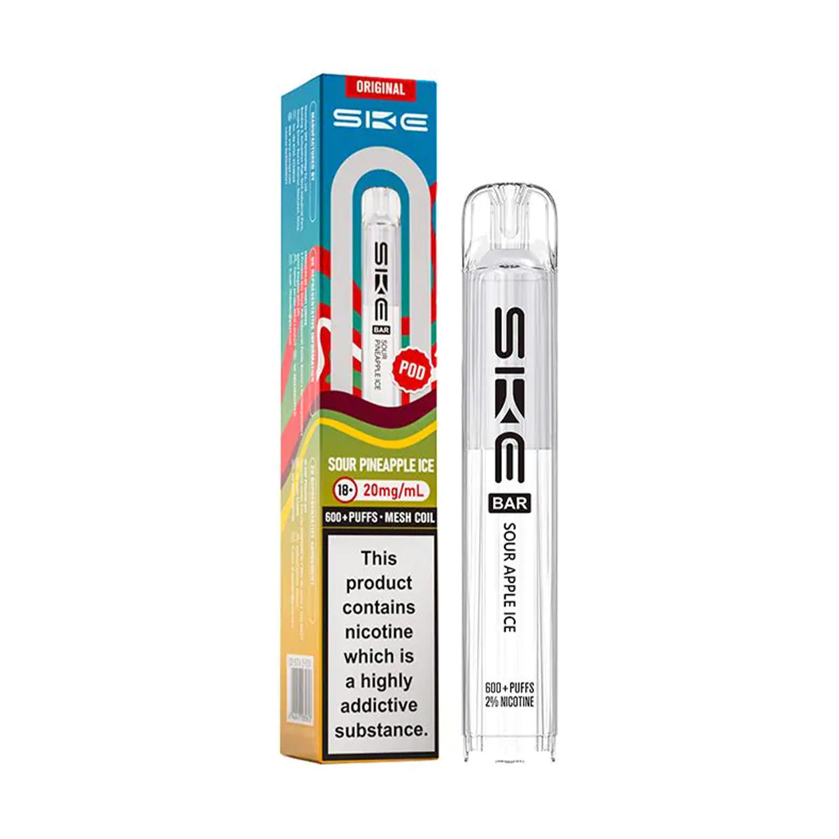 SKE Bar 600 Prefilled Pods