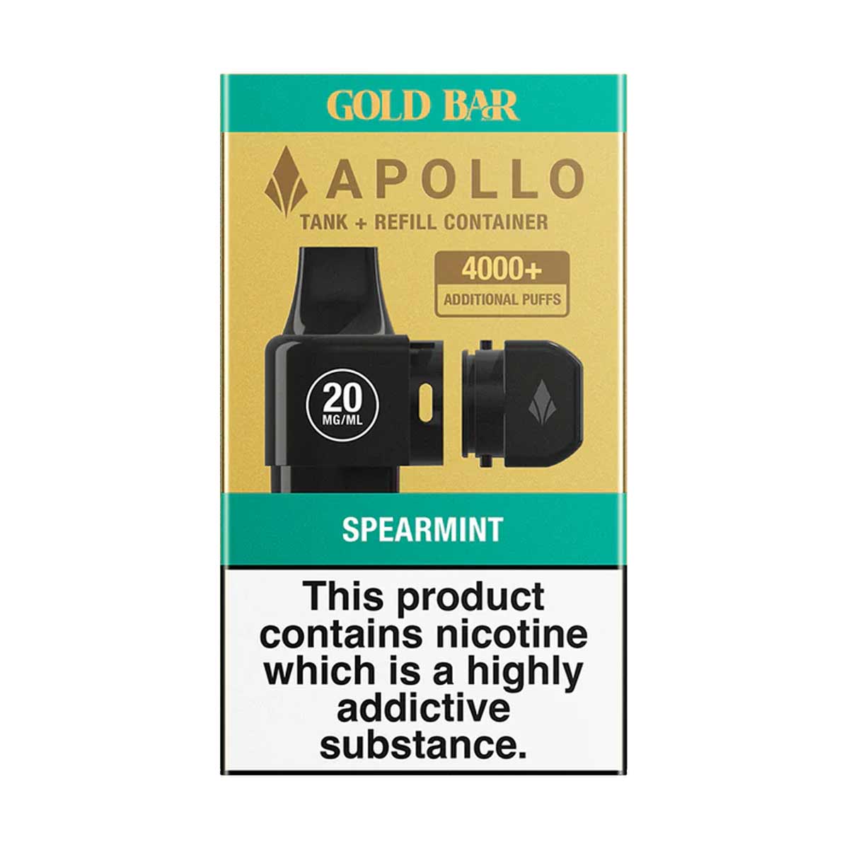 Gold Bar Apollo Prefilled Pods