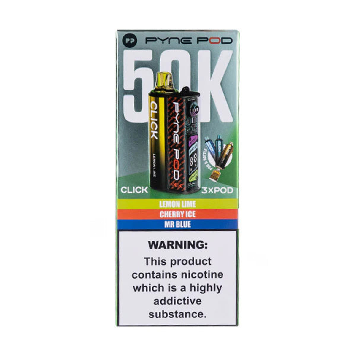 Pyne Pod Click 50K Prefilled Vape Kit