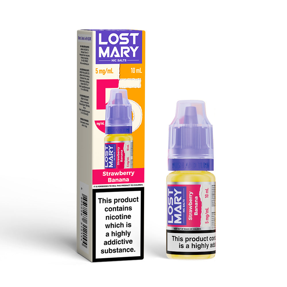 Strawberry Banana Lost Mary Nicotine Salts