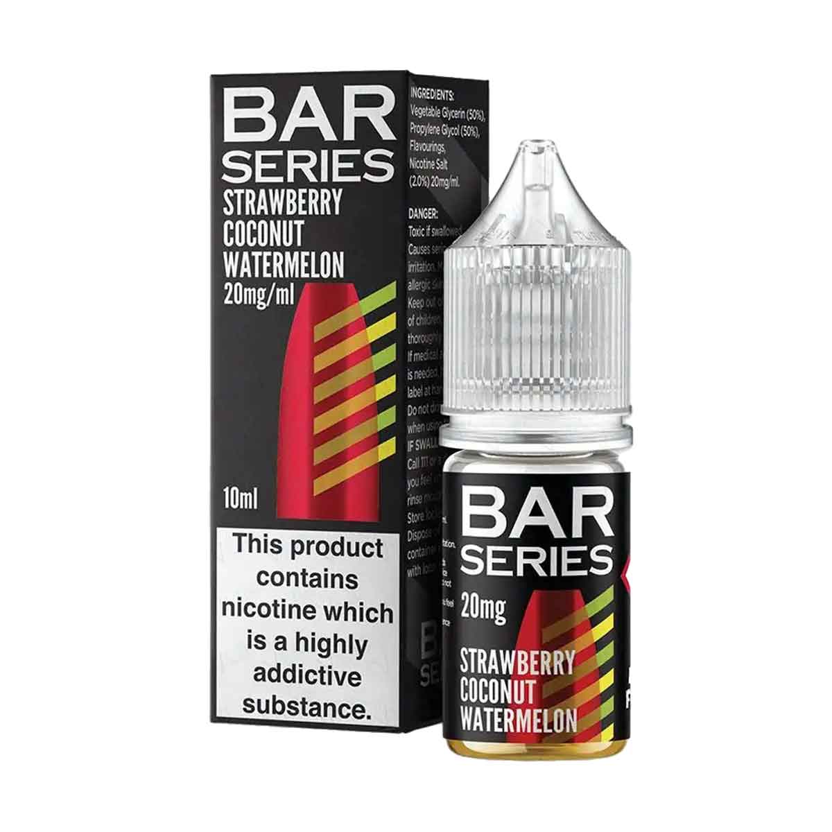 Strawberry Coconut Watermelon Bar Series Nic Salt E-Liquid