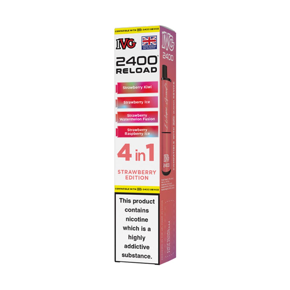 IVG 2400 Reload Pods 4 in 1 Pack