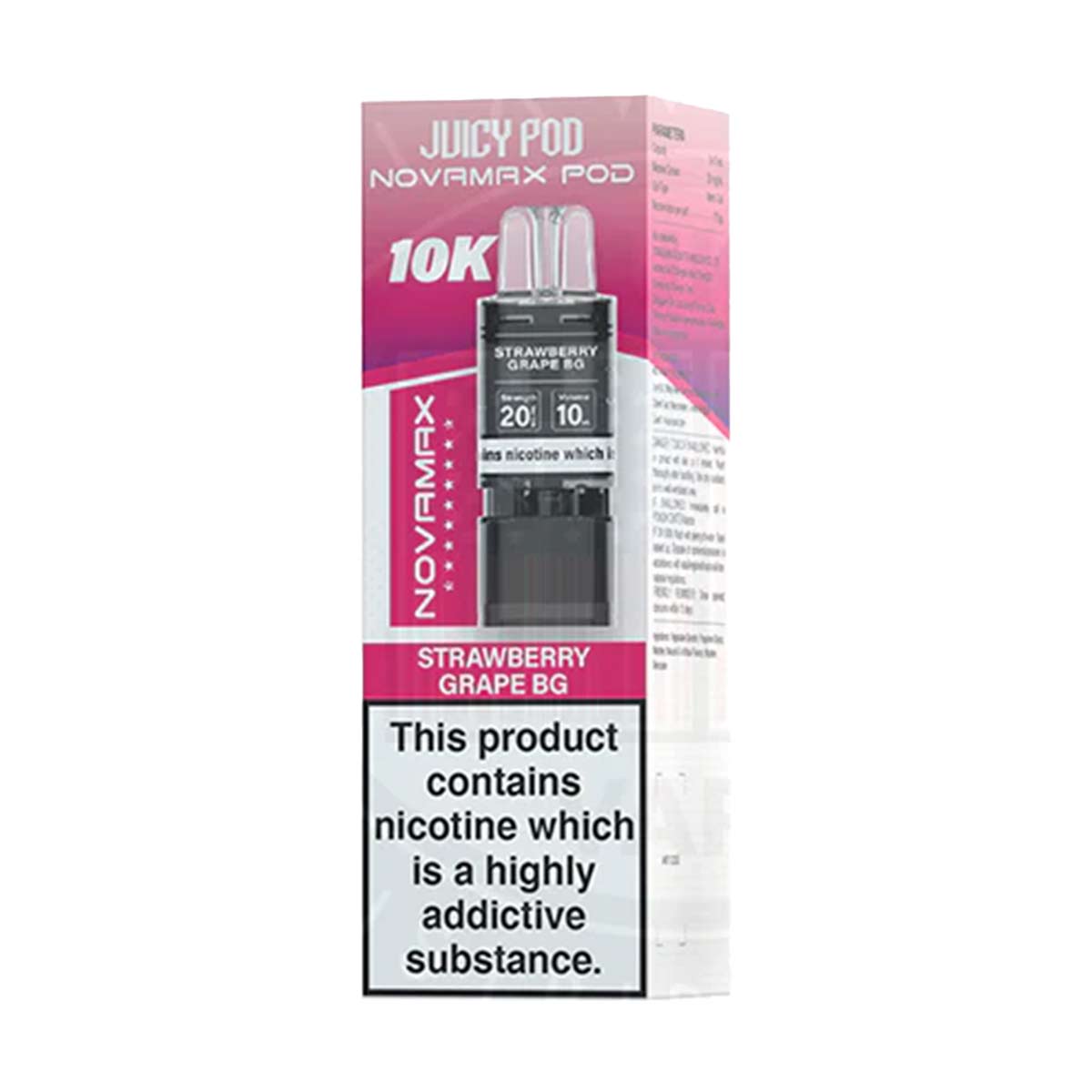 Juicy Pod NOVAMAX 10K Prefilled Pods