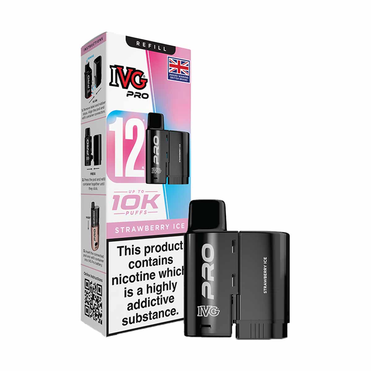 IVG Pro 12 Prefilled Pods + Refill Containers