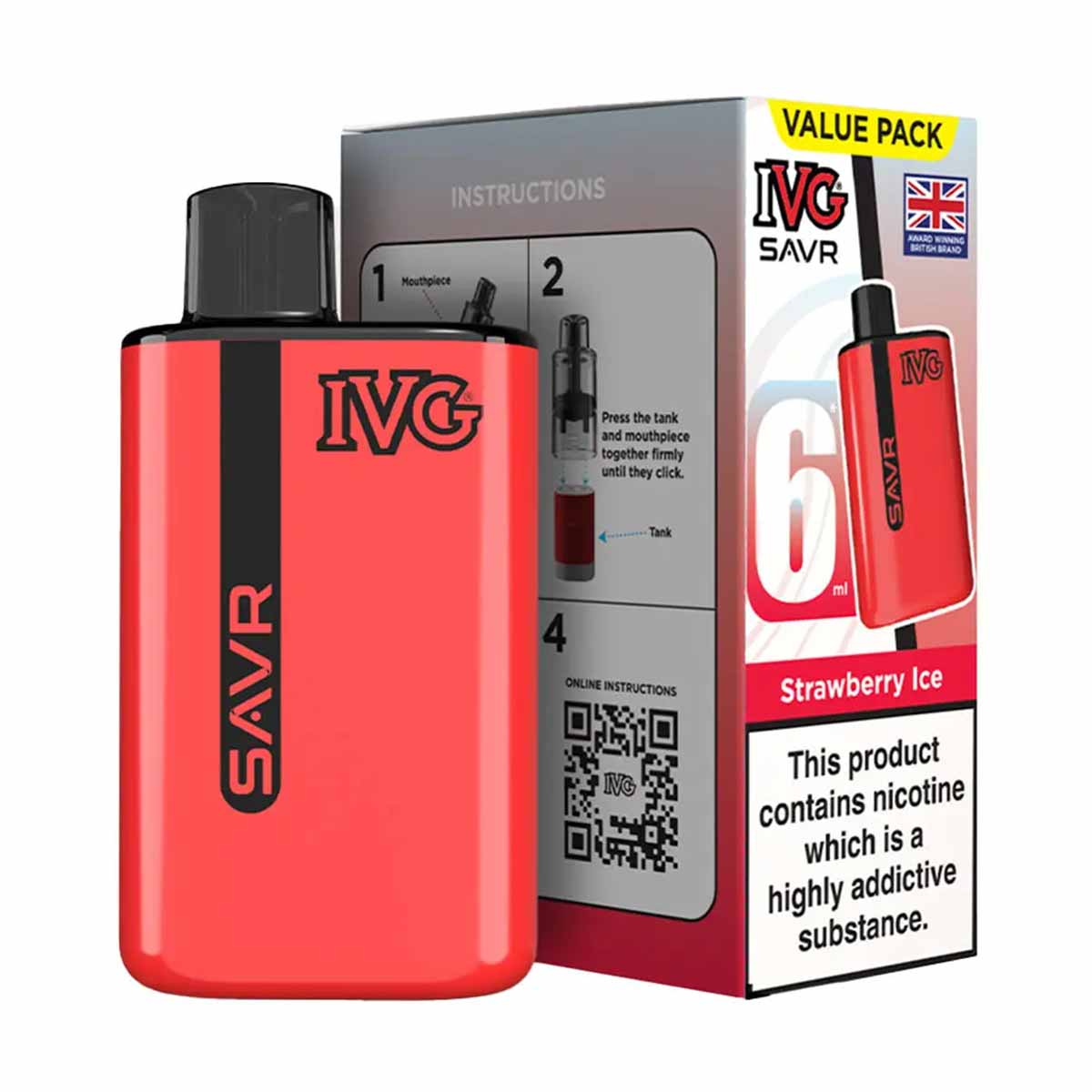 IVG SAVR Prefilled Pod Vape Kit | Disposable Alternative | 4.19 Each | Grey Haze UK IVG SAVR Prefilled Pod Vape Kit | Disposable Alternative | 4.19 Each | Grey Haze UK