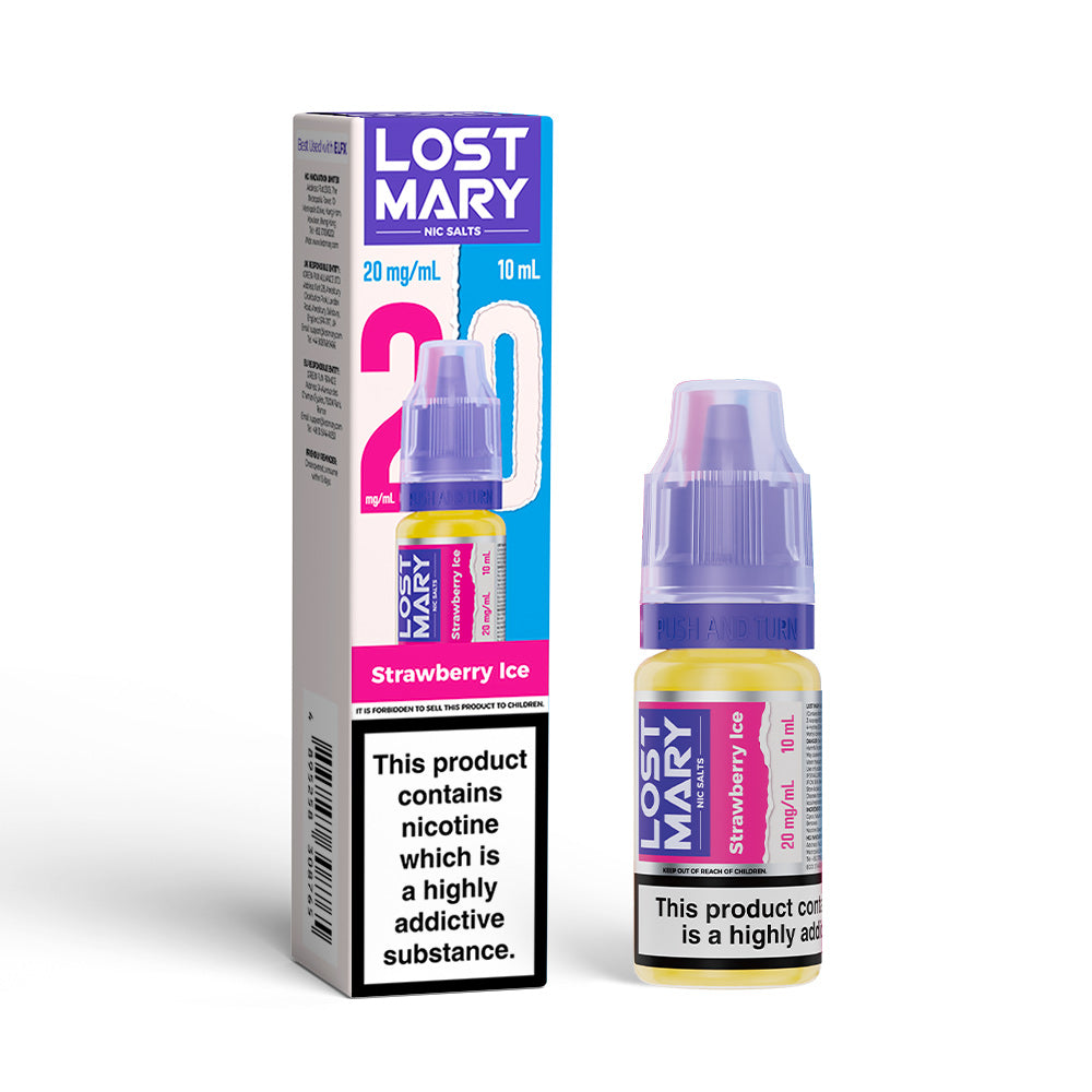 Strawberry Ice Lost Mary Nicotine Salts