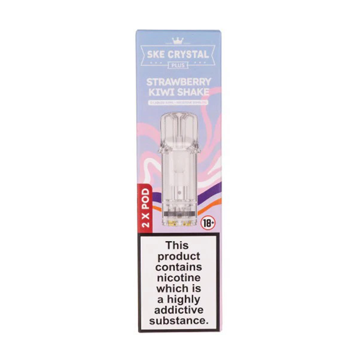 Strawberry Kiwi Shake SKE Crystal Plus Prefilled Pods