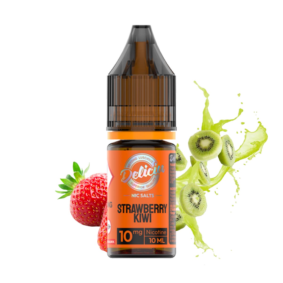 Strawberry Kiwi Nic Salt E-liquid by Deliciu