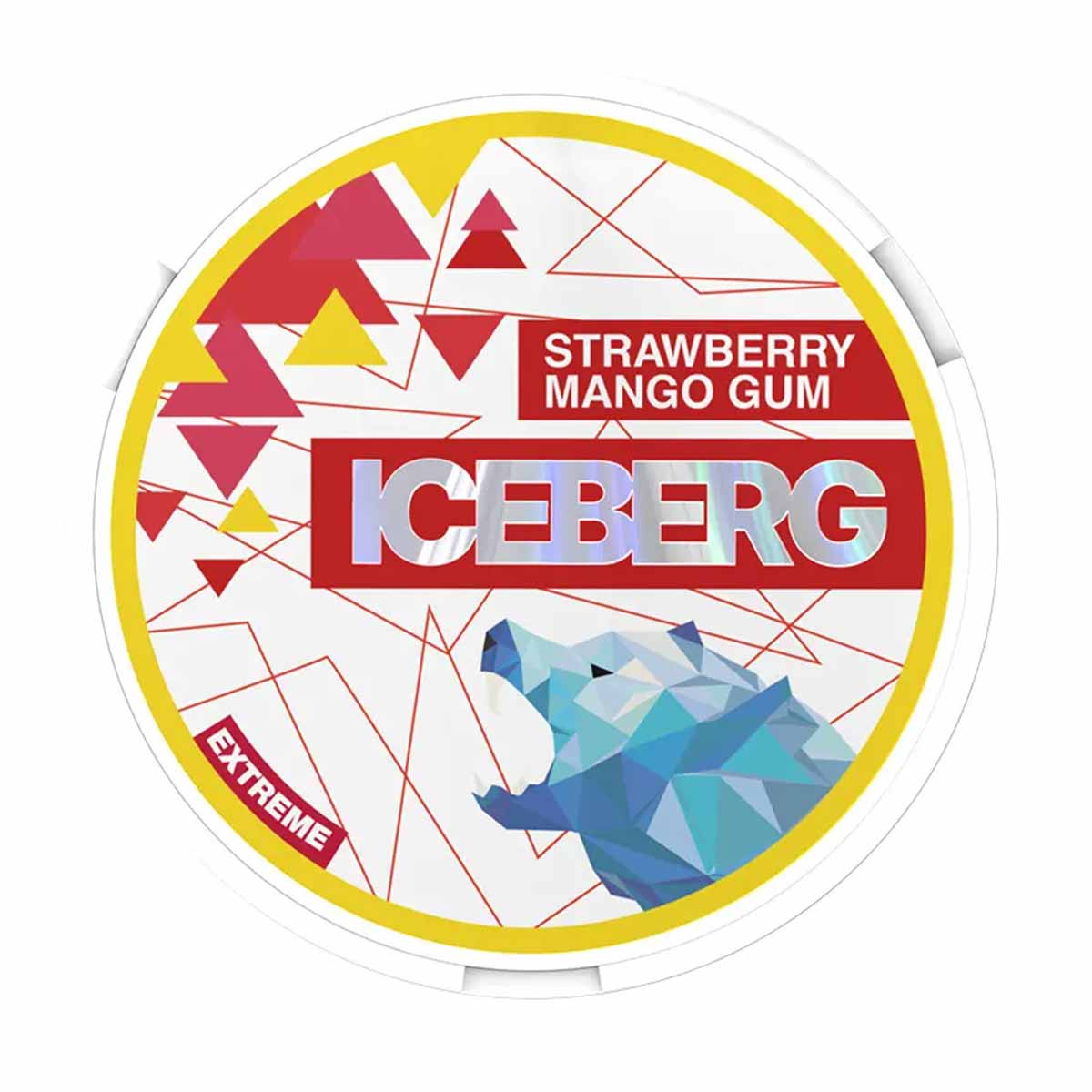 Strawberry Mango Gum Nicotine Pouches by Iceberg