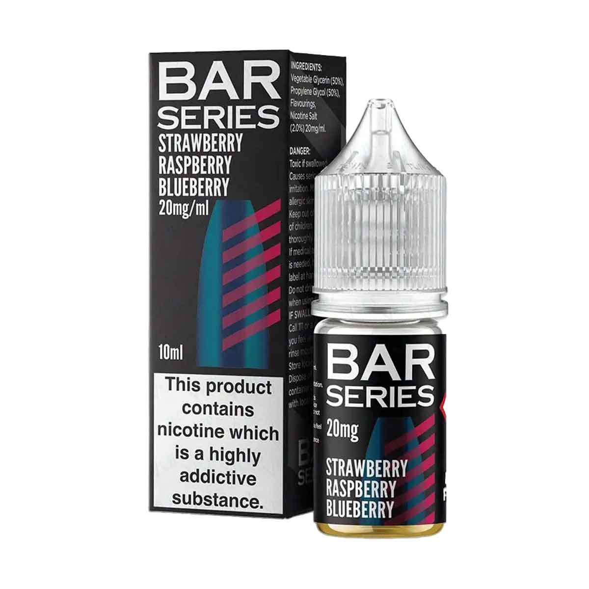Strawberry Raspberry Blueberry Bar Series Nic Salt E-Liquid