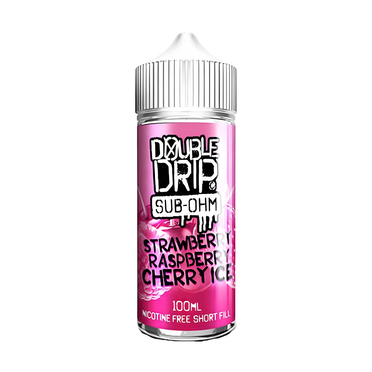 Strawberry Raspberry Cherry Ice Double Drip Shortfill E-liquid 100ml