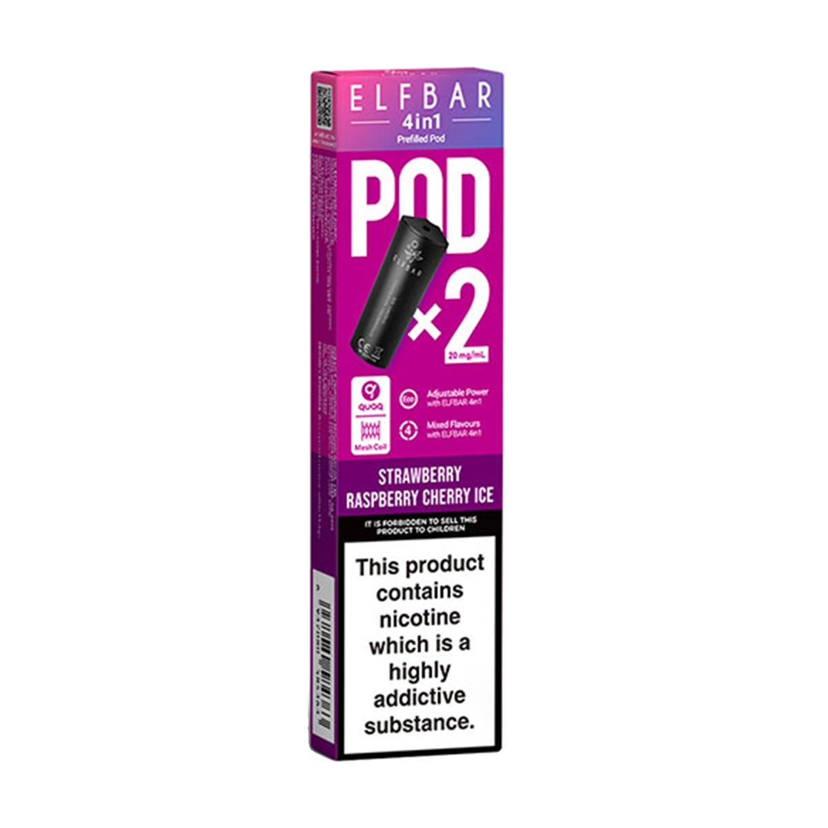 Elf Bar 4 in 1 Pre-filled Pods 2 Pack - 10 Flavours | Grey Haze UK Elf Bar 4 in 1 Pre-filled Pods 2 Pack - 10 Flavours | Grey Haze UK