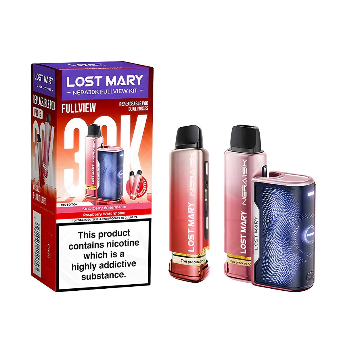 Lost Mary Nera 30K Fullview Prefilled Pod Kit