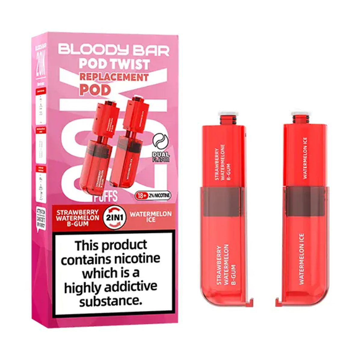 Bloody Bar Pod Twist Prefilled Pods + Refill Container