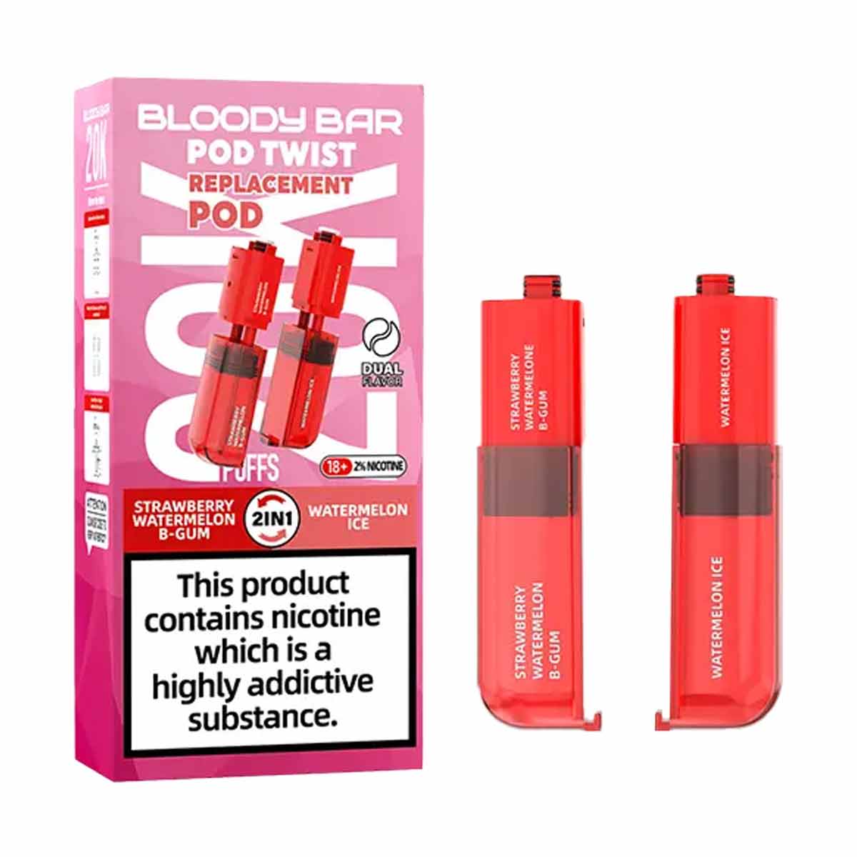 Bloody Bar Pod Twist Prefilled Pods + Refill Container
