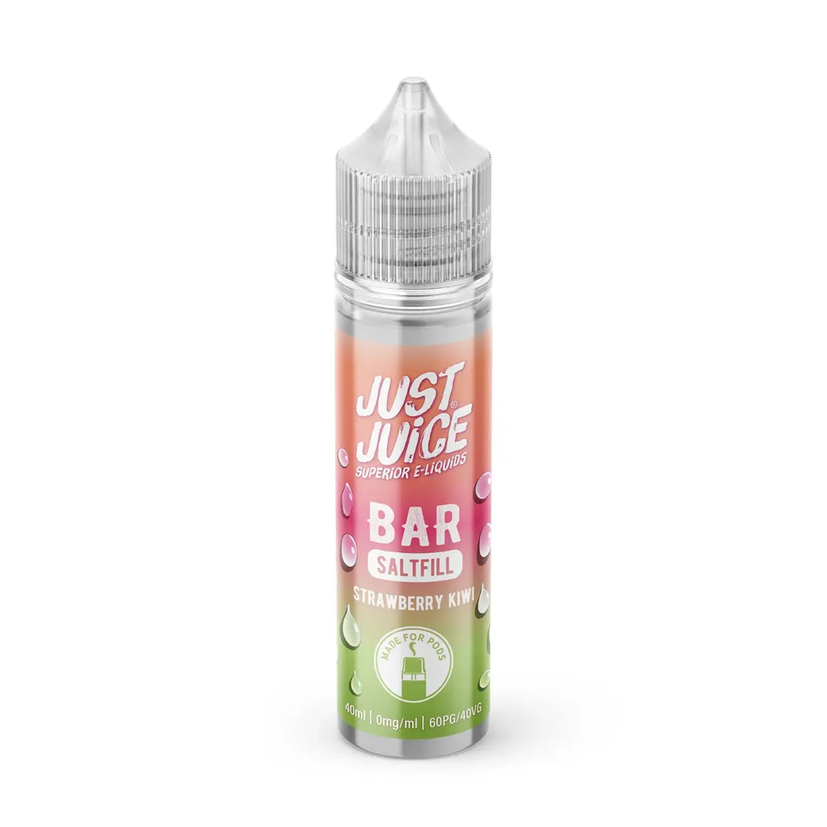 Strawberry kiwi Just Juice Bar Saltfill Shortfill E-liquid 40ml