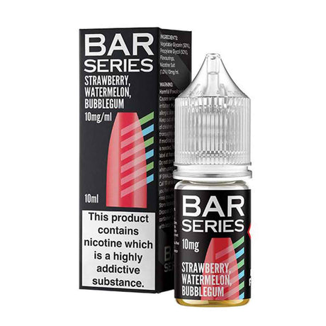 Strawberry Watermelon Bubblegum bar series nic salts 10ml