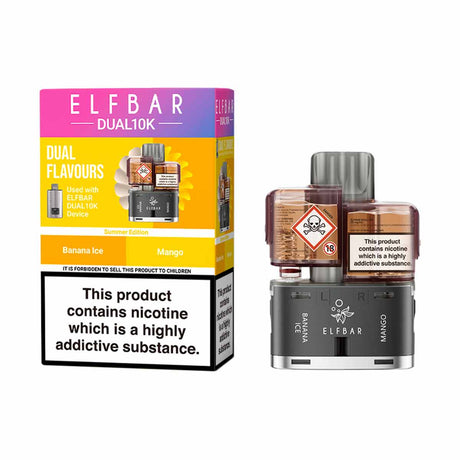 Elf Bar Dual 10k Prefilled Pod Refill Pack