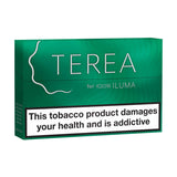 Green iqos iluma terea tobacco sticks