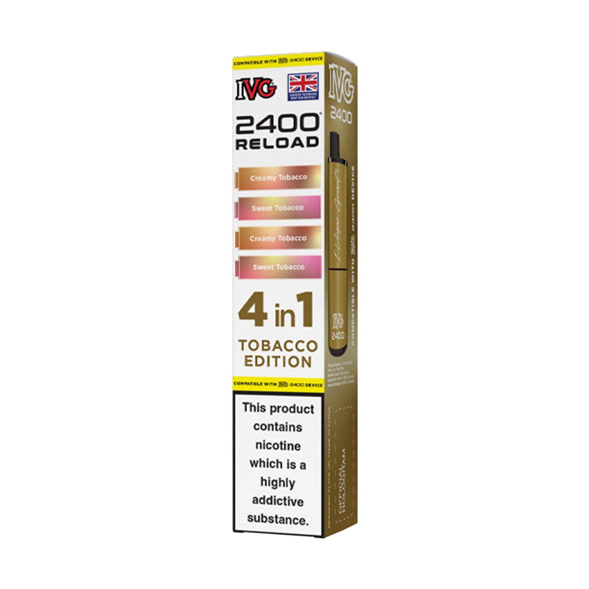IVG 2400 Reload Pods 4 in 1 Pack