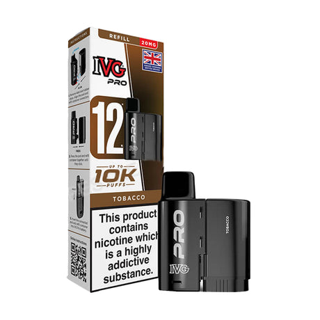 IVG Pro 12 Prefilled Pods + Refill Containers