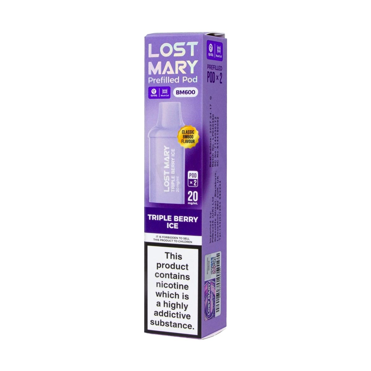 Lost Mary BM600 Prefilled Pods