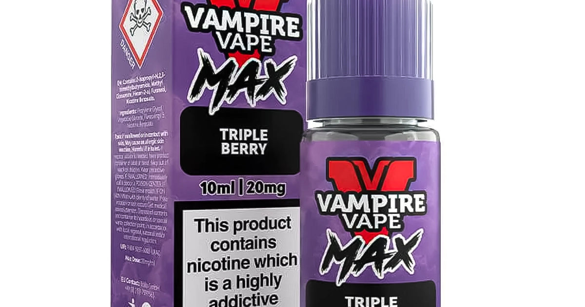 Triple Berry Nic Salt E-Liquid by Vampire Vape Max | 10mg & 20mg