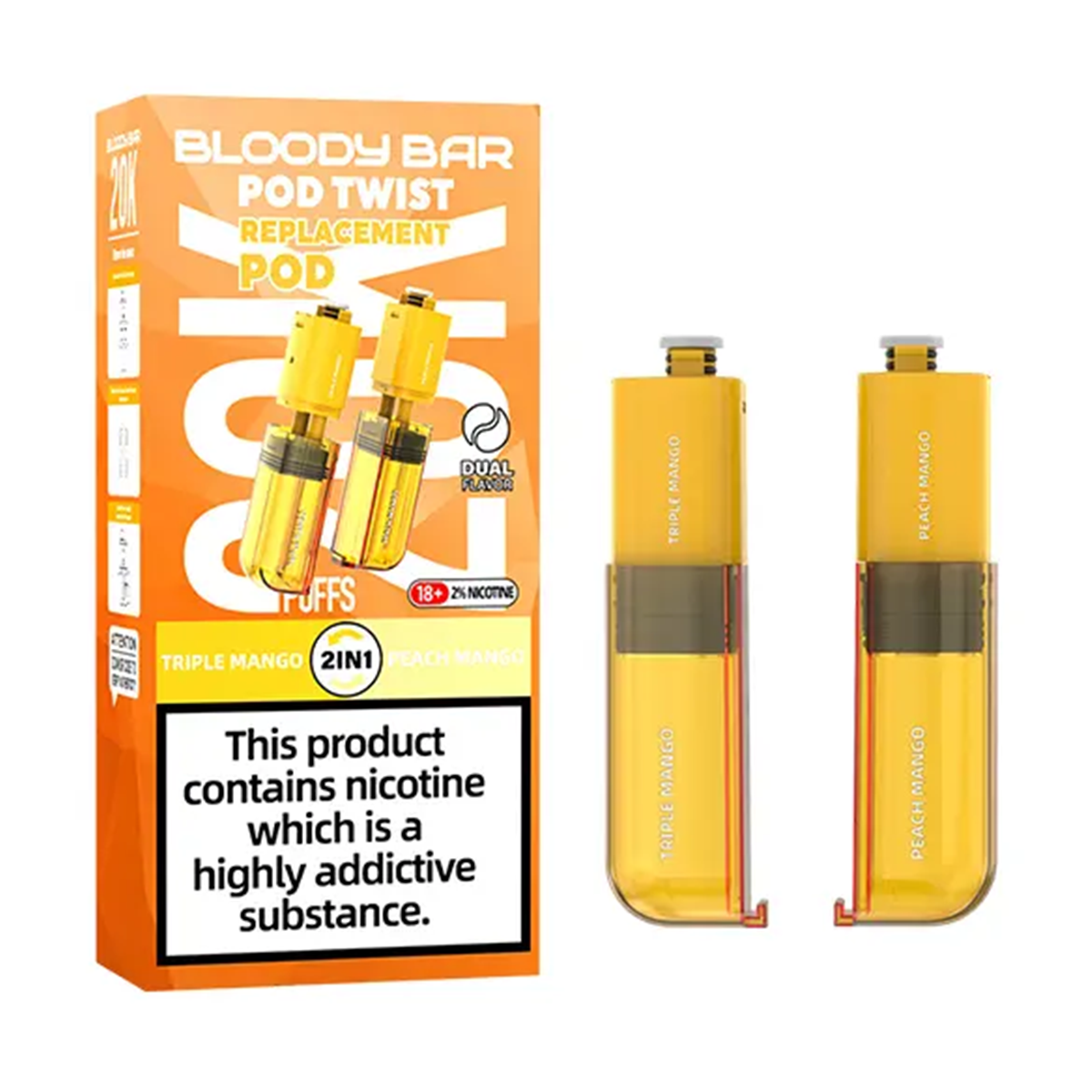 Bloody Bar Pod Twist Prefilled Pods + Refill Container