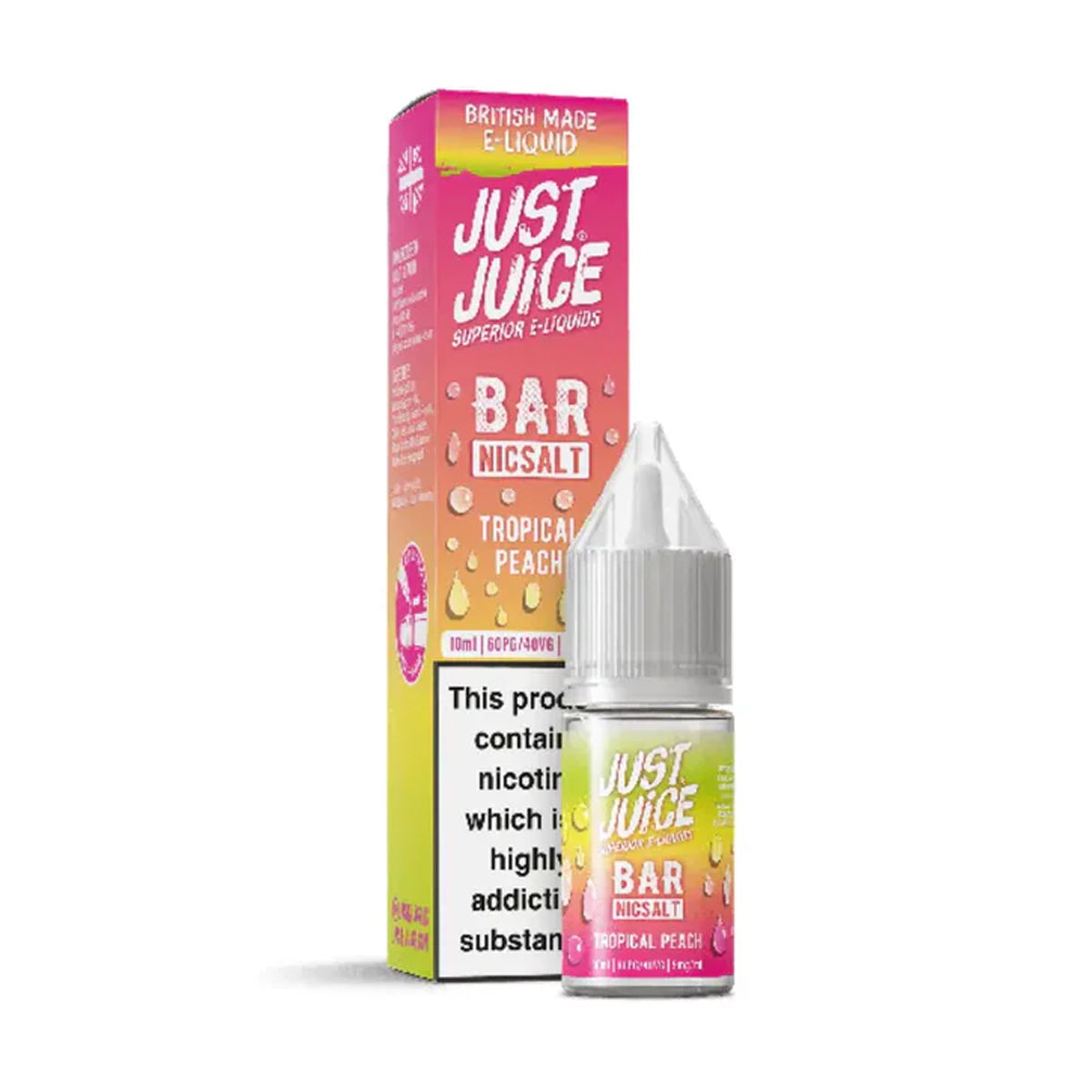 Tropical Peach Just Juice Bar Nic Salt E-liquid