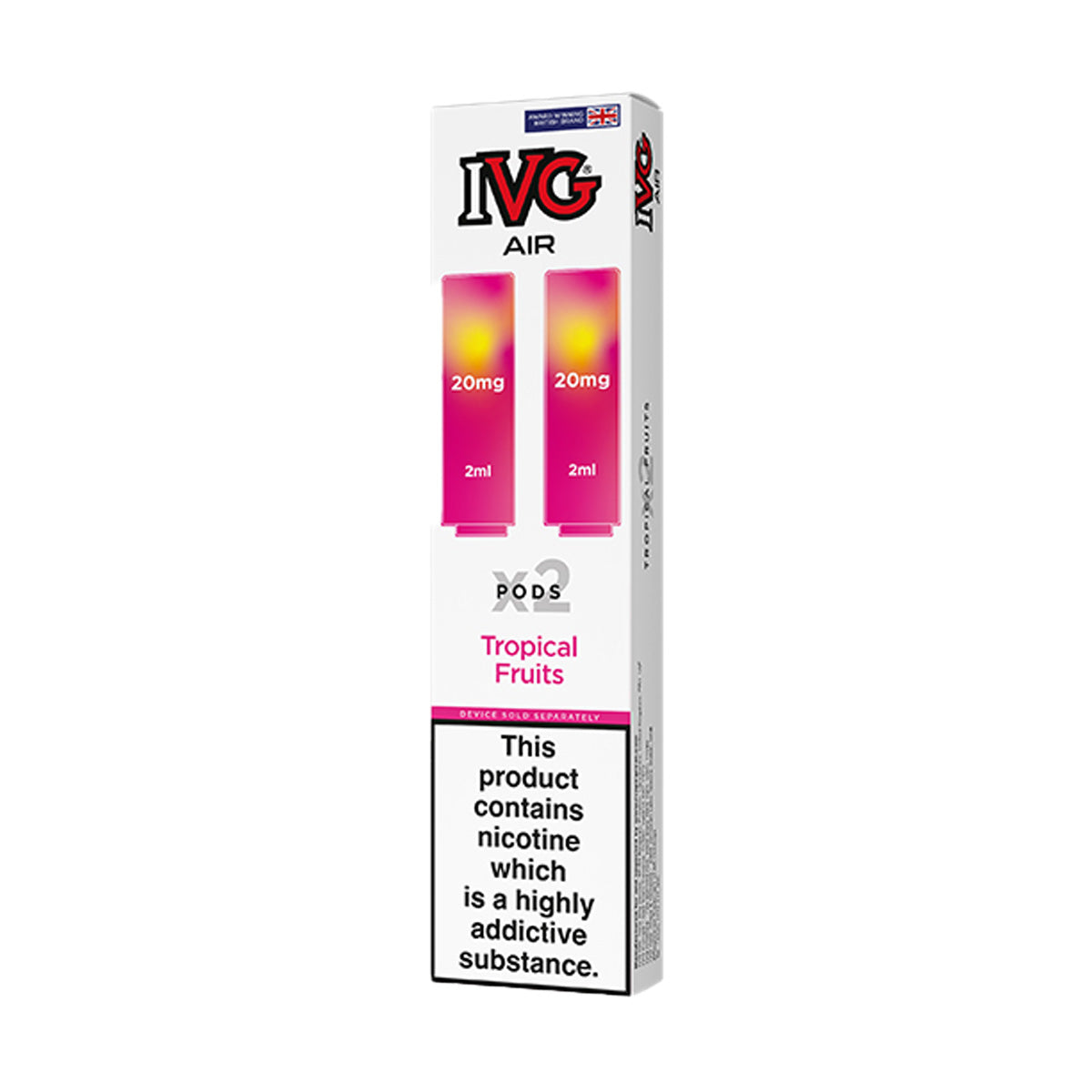 IVG Air 4 in 1 Prefilled Pods | Grey Haze UK IVG Air 4 in 1 Prefilled Pods | Grey Haze UK