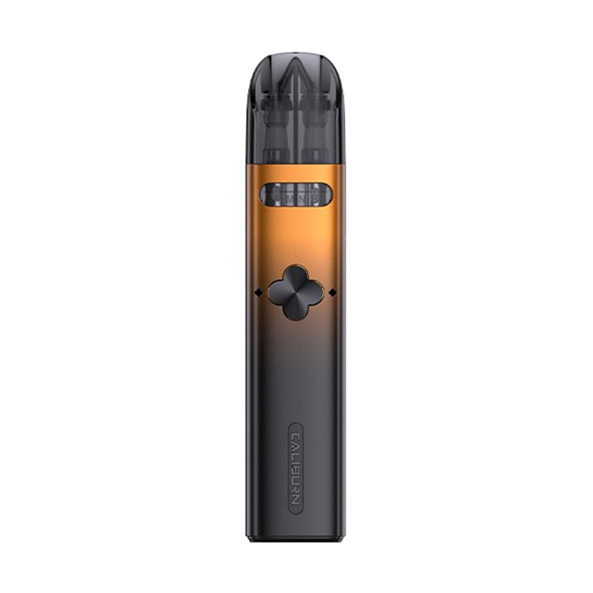 Orange and Black uwell caliburn Explorer pod kit