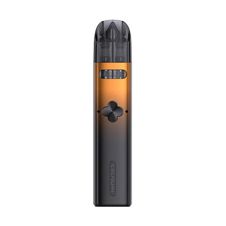 Orange and Black uwell caliburn Explorer pod kit